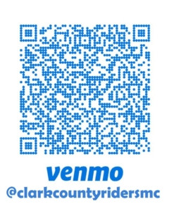 Clark County Riders MC Venmo QR Code